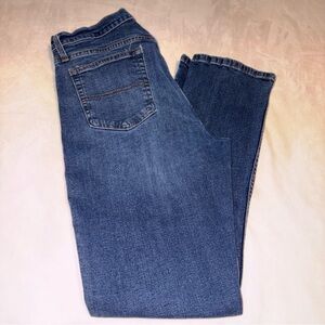 Member's Mark Men's denim blue Jean Straight fit Stretch 5 Pocket 34x32